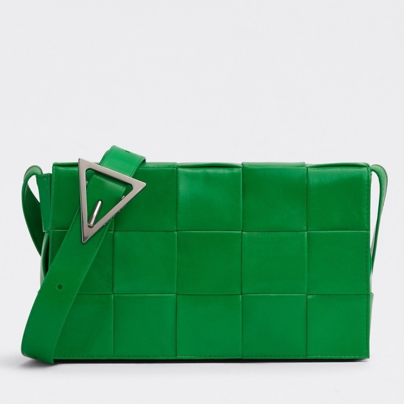 Bottega Veneta Cassett Bag In Parakeet Wrinkled Calfskin 921