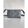 Bottega Veneta Cassett Bag In Thunder Intrecciato Lambskin 107