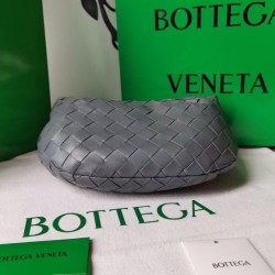 Bottega Veneta Mini BV Jodie Bag In Thunder Woven Leather 130