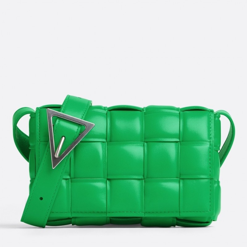 Bottega Veneta Small Padded Cassette Bag In Parakeet Lambskin 574