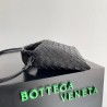 Bottega Veneta Mini Hop Bag in Black Intrecciato Calfskin 602