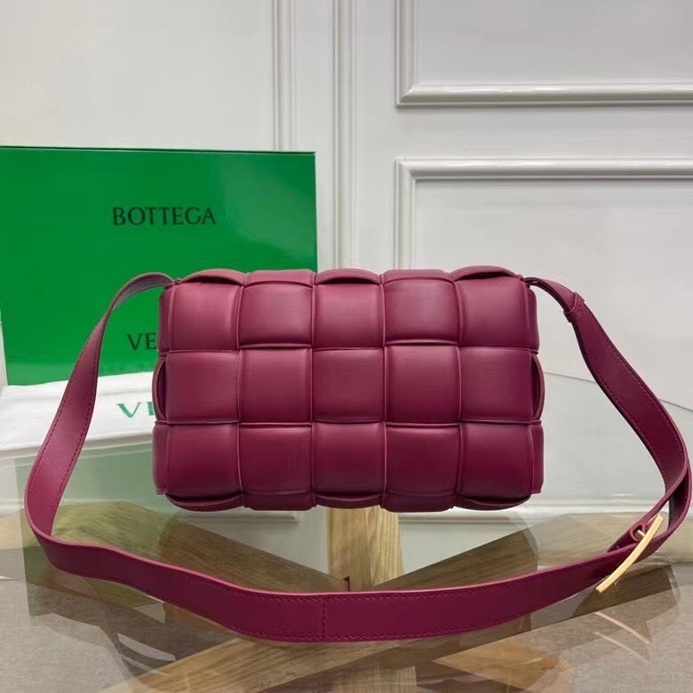 Bottega Veneta Padded Cassette Bag In Cinnabar Calfskin 717