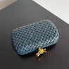 Bottega Veneta Knot Minaudiere Clutch In Space Intrecciato Lambskin 745