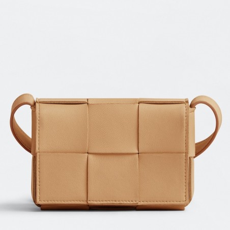 Bottega Veneta Candy Cassette Bag In Almond Lambskin 113