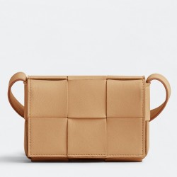 Bottega Veneta Candy Cassette Bag In Almond Lambskin 113