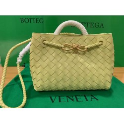 Bottega Veneta Small Andiamo Bag In Ice Cream Intrecciato Lambskin 199