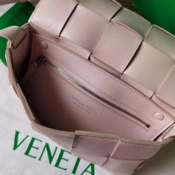 Bottega Veneta Cassett Bag In Bliss Washed Intrecciato Lambskin 232