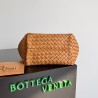Bottega Veneta Mini Cabat Bag In Caramel Intrecciato Lambskin 436