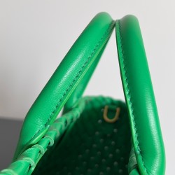 Bottega Veneta Mini Cabat Bag In Parakeet Intrecciato Lambskin 229