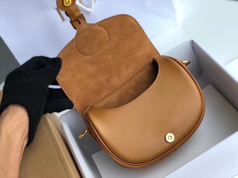 Dior Small Bobby Bag In Camel Calfskin 862