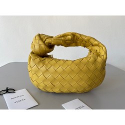 Bottega Veneta BV Jodie Mini Bag In Yellow Intrecciato Lambskin 356