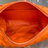 Bottega Veneta Loop Small Bag In Orange Intrecciato Lambskin 278