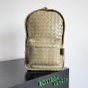 Bottega Veneta Small Backpack In Taupe Intrecciato Calfskin 337