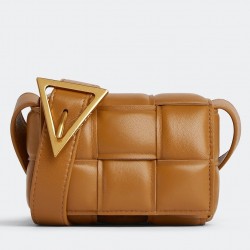 Bottega Veneta Candy Padded Cassette Bag In Camel Lambskin 371