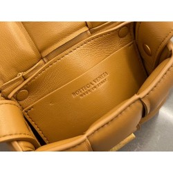 Bottega Veneta Candy Padded Cassette Bag In Camel Lambskin 371