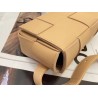 Bottega Veneta Cassette Belt Bag In Beige Intrecciato Leather 397