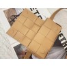 Bottega Veneta Cassette Belt Bag In Beige Intrecciato Leather 397