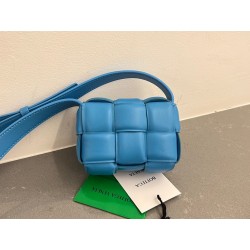 Bottega Veneta Candy Padded Cassette Bag In Pool Lambskin 931