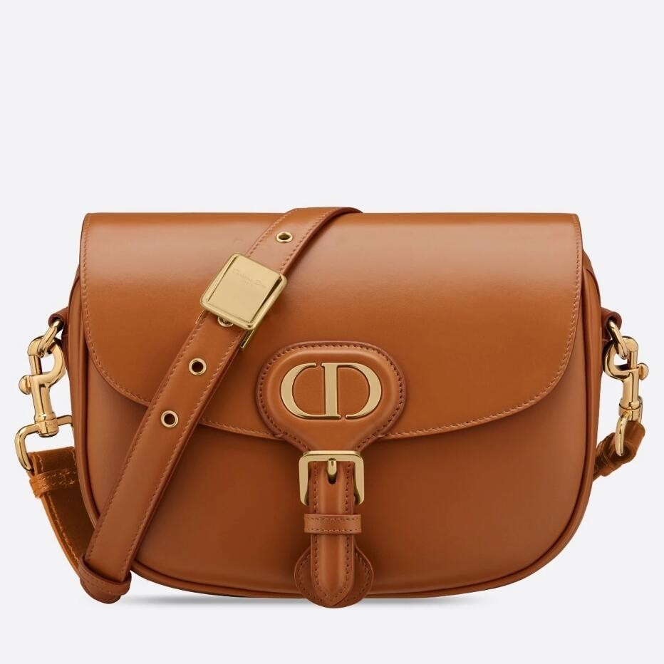 Dior Medium Bobby Bag In Camel Calfskin 938