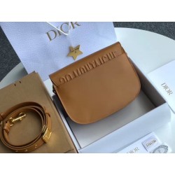 Dior Medium Bobby Bag In Camel Calfskin 938