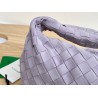 Bottega Veneta BV Jodie Mini Bag In Lilac Intrecciato Suede 974