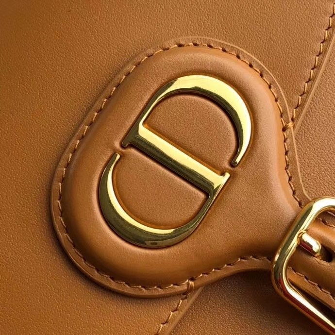 Dior Medium Bobby Bag In Camel Calfskin 938