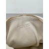 Bottega Veneta BV Jodie Mini Bag In White Intrecciato Patent Leather 641