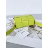 Bottega Veneta Candy Cassette Bag In Acid Kiwi Lambskin 979