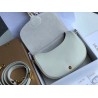 Dior Medium Bobby Bag In White Calfskin 473