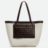 Bottega Veneta Medium Flip Flap Bag in Canvas with Fondant Leather 243