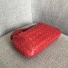 Bottega Veneta Mini BV Jodie Bag In Red Woven Leather 453