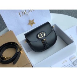 Dior Small Bobby Bag In Black Calfskin 505