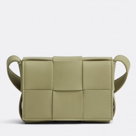 Bottega Veneta Candy Cassette Bag In Travertine Lambskin 530