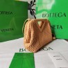 Bottega Veneta Small Point Bag In Peachy Quilted Leather 551