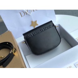 Dior Small Bobby Bag In Black Calfskin 505