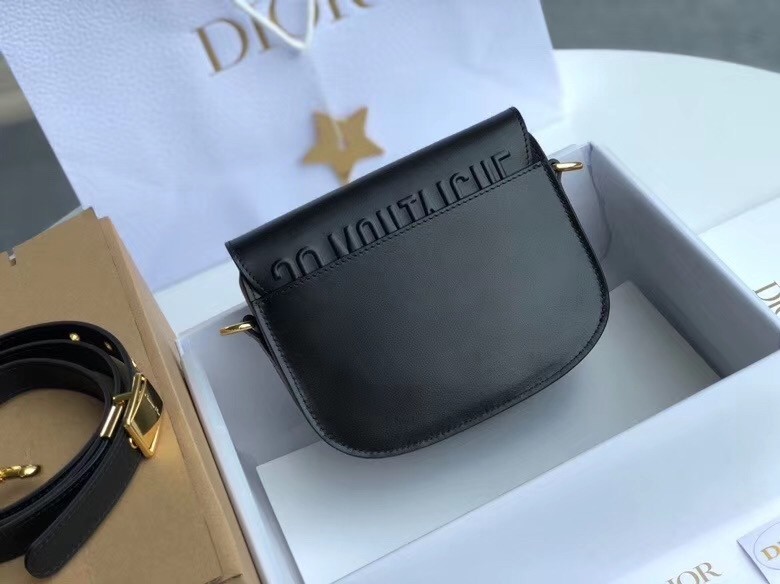 Dior Small Bobby Bag In Black Calfskin 505