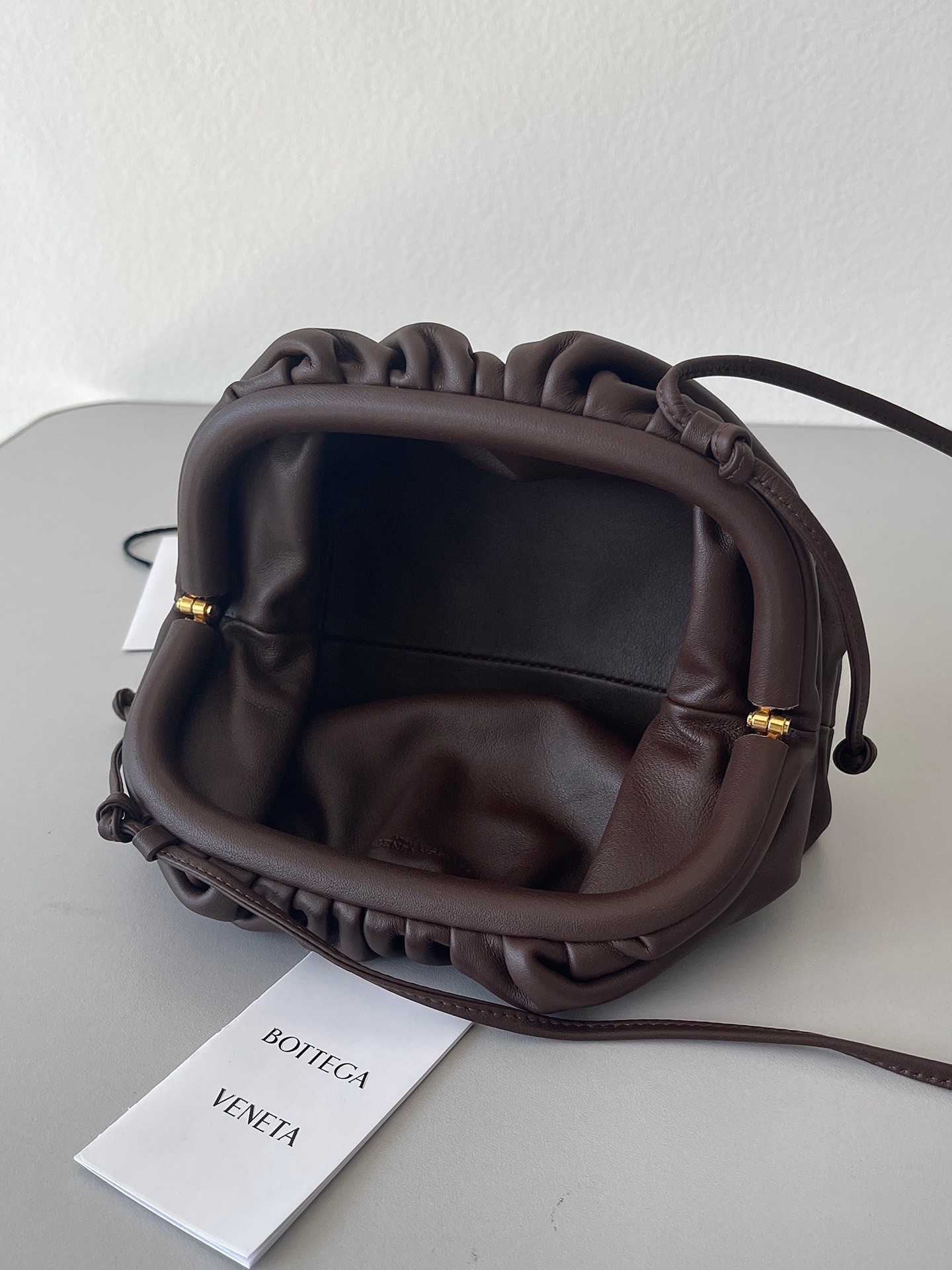 Bottega Veneta Mini Pouch Bag In Fondant Calfskin 702