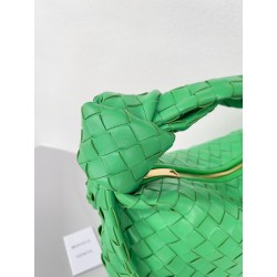 Bottega Veneta BV Jodie Teen Bag In Green Intrecciato Leather 898