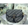 Dior Medium Bobby Bag In Blue Dior Oblique Canvas 613