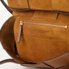 Bottega Veneta Arco Small Bag In Caramel Intrecciato Calfskin 988