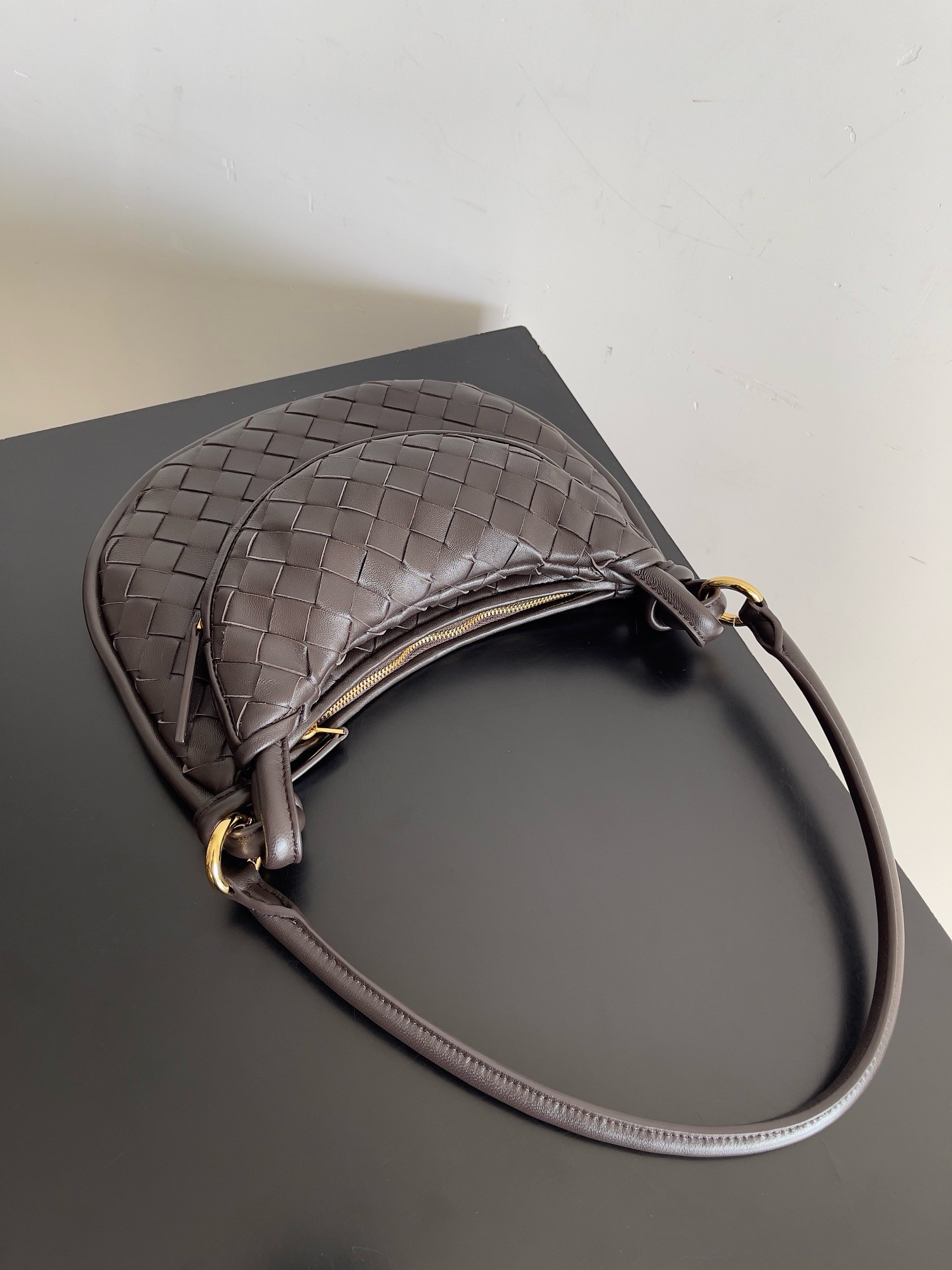 Bottega Veneta Gemelli Small Bag in Fondant Intrecciato Lambskin 025