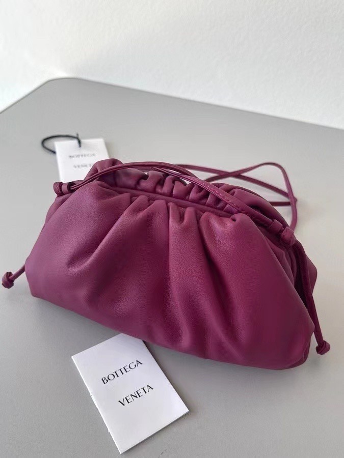 Bottega Veneta Mini Pouch In Cinnabar Calfskin 122