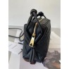 Bottega Veneta Mini Loop Bag In Black Intrecciato Lambskin 156