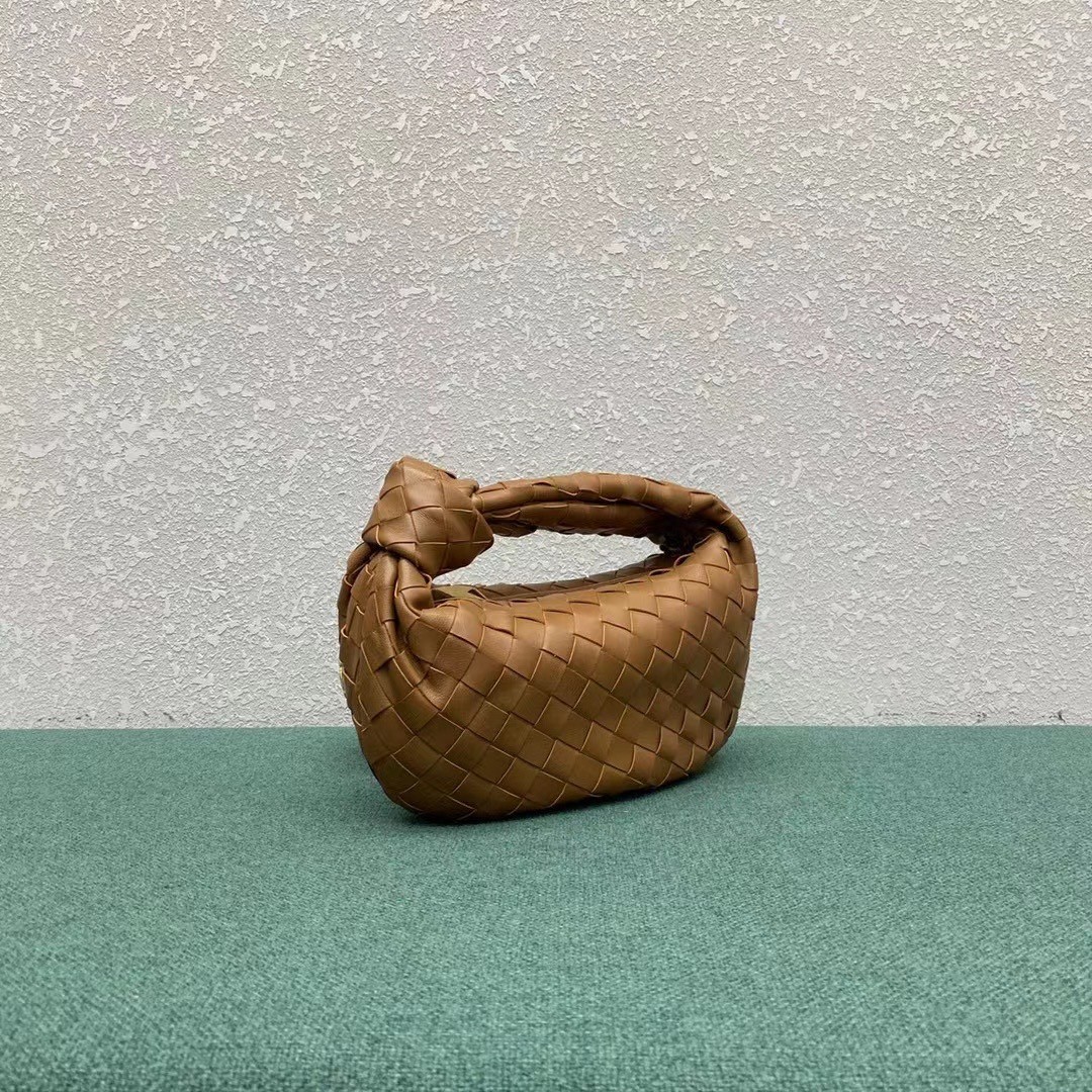 Bottega Veneta BV Jodie Mini Bag In Caramel Intrecciato Lambskin 179