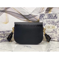 Dior Large Bobby Bag In Black Calfskin 654