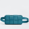 Bottega Veneta Cassette Belt Bag In Mallard Intrecciato Leather 292