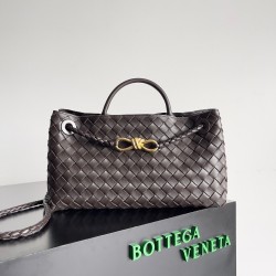 Bottega Veneta Andiamo Small East/West Bag In Fondant Intrecciato Lambskin 326