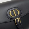 Dior Large Bobby Bag In Black Calfskin 654