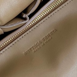 Bottega Veneta Padded Cassette Bag In Caramel Calfskin 536