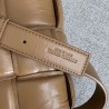 Bottega Veneta Padded Cassette Bag In Caramel Calfskin 536